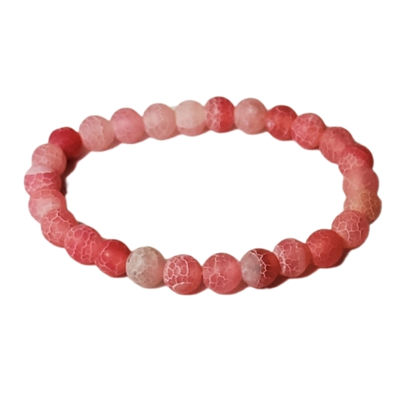 Weathered Pink Natural Stone Bracelet - Picture 12 of 13